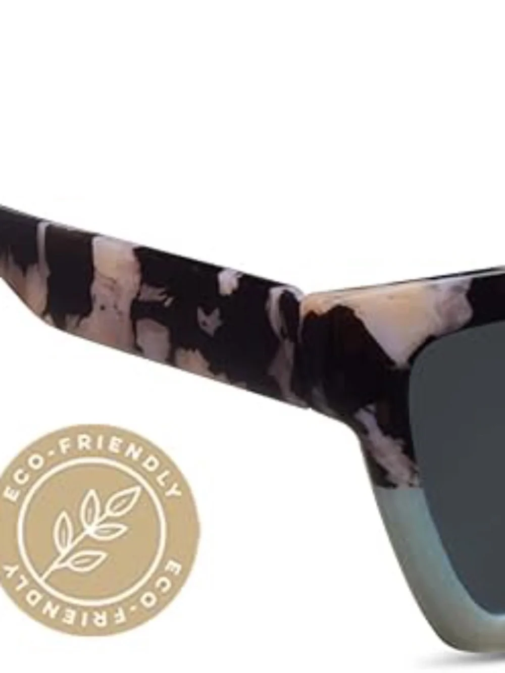 New Eco Friendly Peepers GREEN & MARBLE POLARIZED‎ SUNGLASSES +0.00